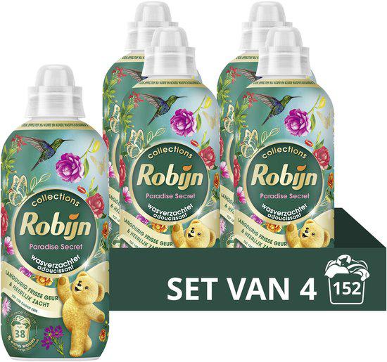 Robijn Wasverzachters Paradise Secret 4x38 Wasbeurten