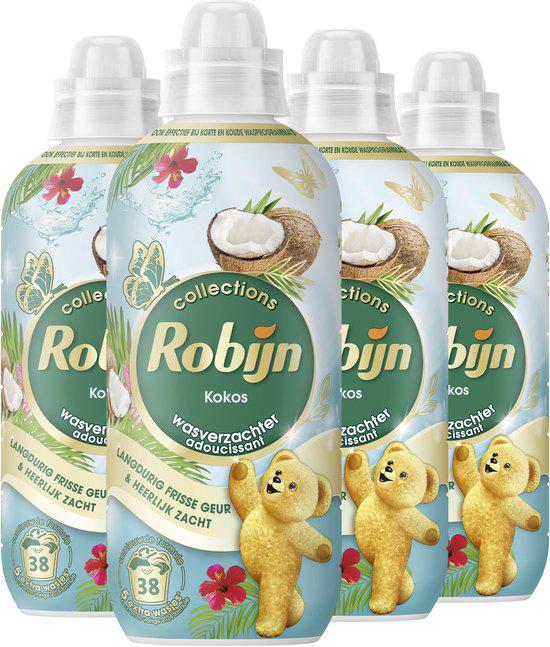 Robijn Wasverzachter Kokos 4x38 Wasbeurten