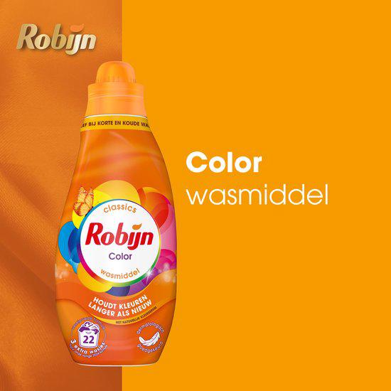 Robijn Vloeibaar Wasmiddel Color 4x22 Wasbeurten
